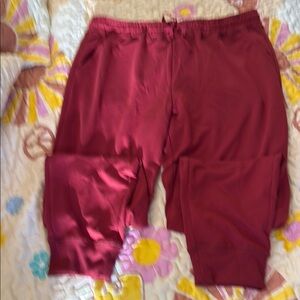Jax Burgundy Jogger Pants